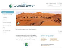 Tablet Screenshot of gaulois-nomade.com